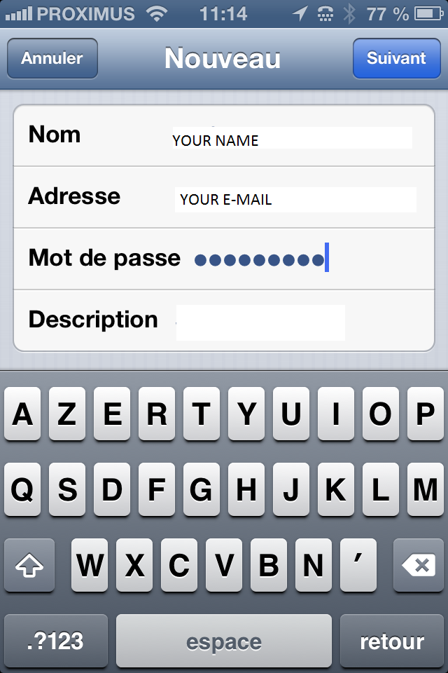 IOS device configuration for qmailrocks - screenshot 5